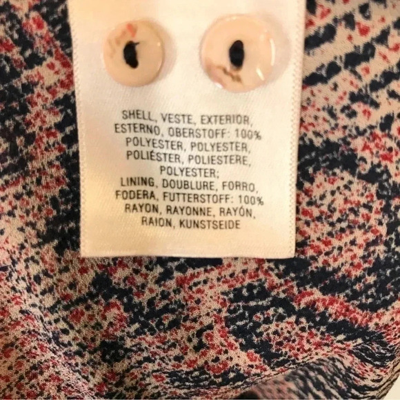 Anthropologie | Floreat | Mauve Zahara Snake Print Dress Women's Size Small S - Picture 5 of 7